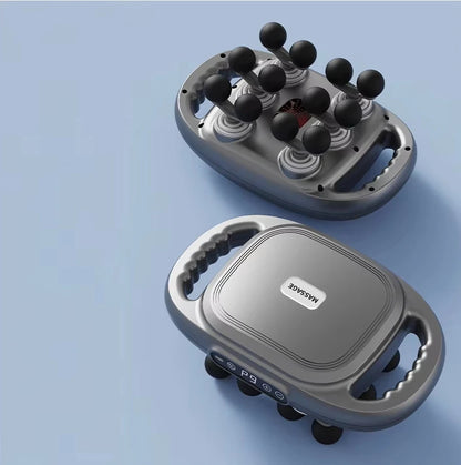 12 Head Handheld Massage Gun High Quality Deep Tissue Vibration Sports Body Fitness Muscle Fascial Percussion